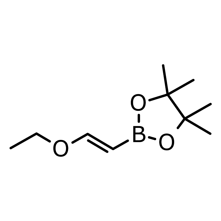 Structure of 1201905-61-4 | (E)-1-Ethoxyethene-2-boronic acid pinacol ester