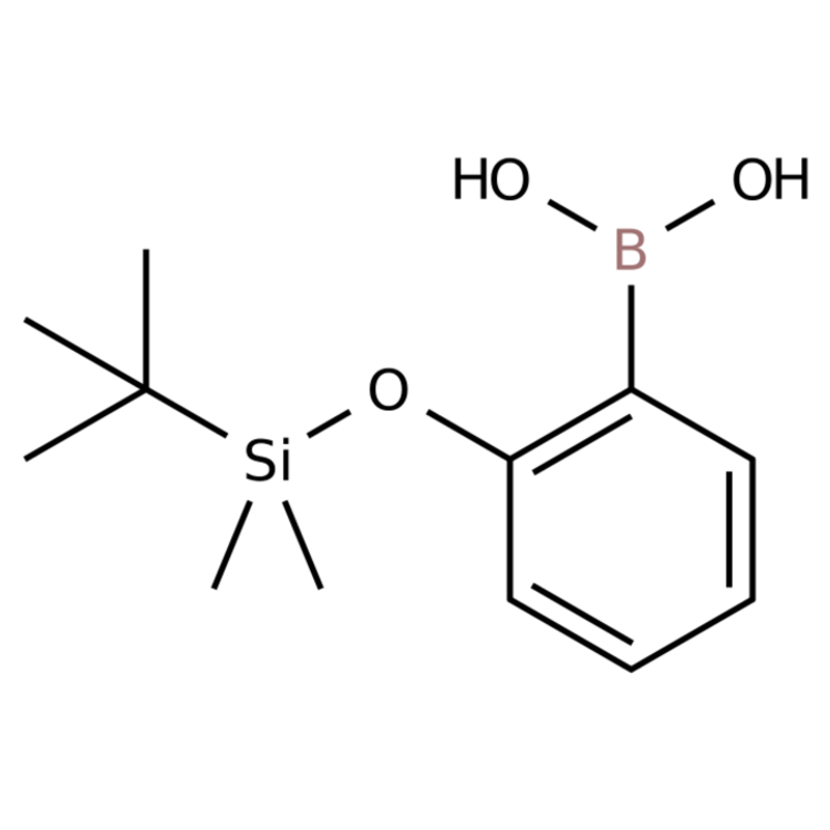 Structure of 929277-63-4 | (2-((tert-Butyldimethylsilyl)oxy)phenyl)boronic acid