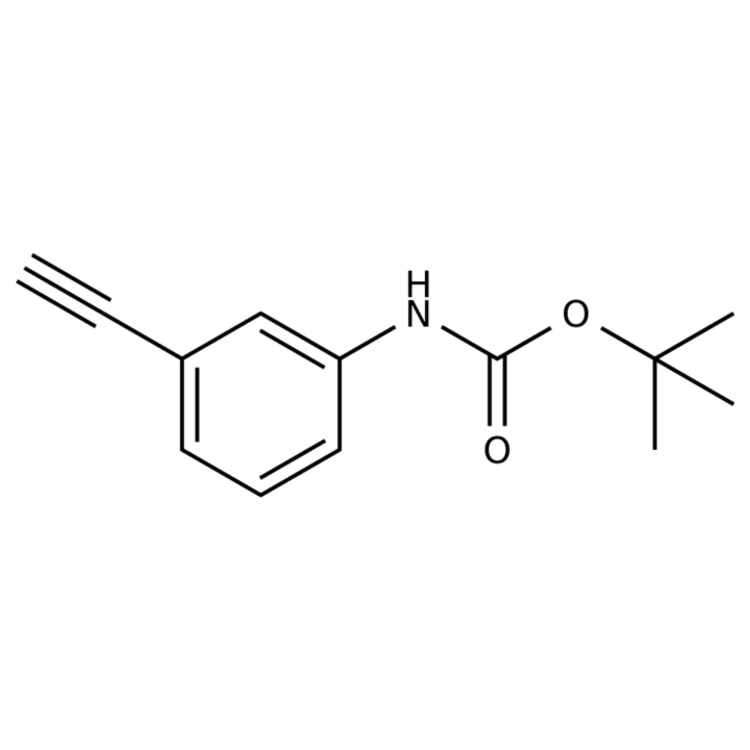 Structure of 185619-66-3 | tert-Butyl (3-ethynylphenyl)carbamate