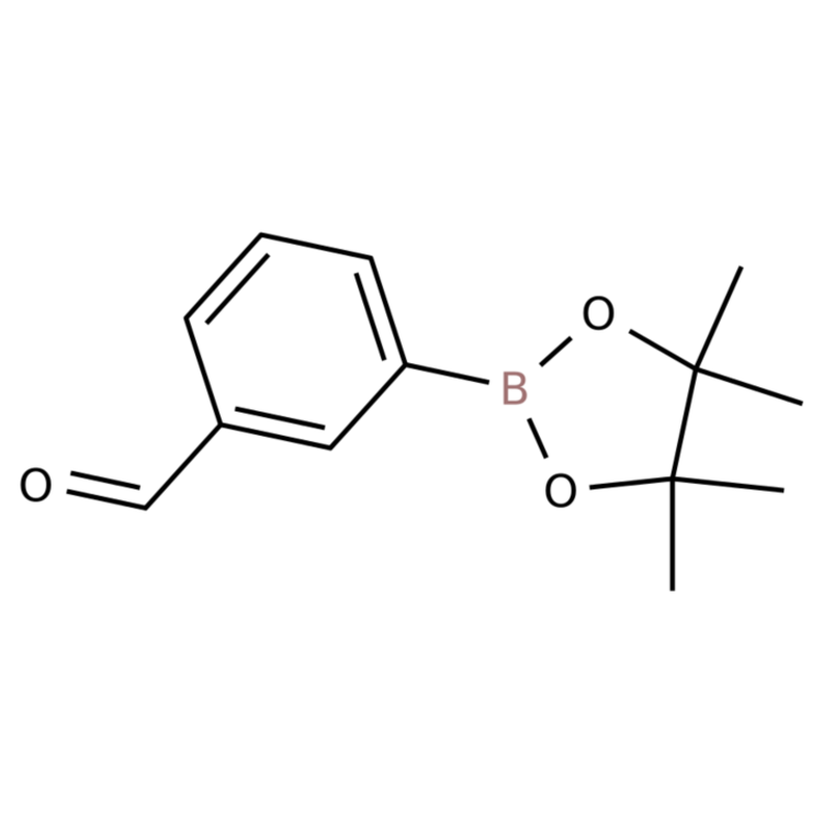 Structure of 380151-86-0 | 3-(4,4,5,5-Tetramethyl-1,3,2-dioxaborolan-2-yl)benzaldehyde