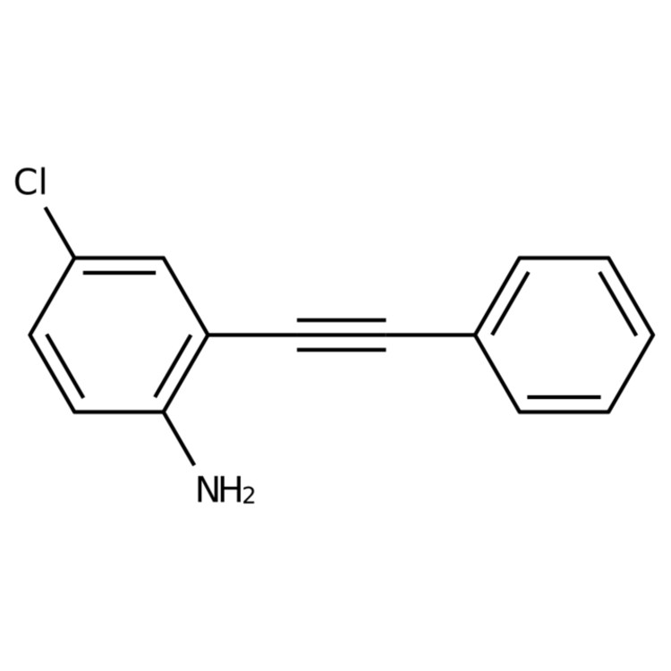 Structure of 928782-97-2 | 4-Chloro-2-(phenylethynyl)aniline