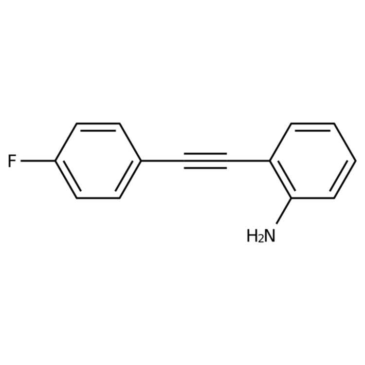 Structure of 1173153-20-2 | 2-((4-Fluorophenyl)ethynyl)aniline