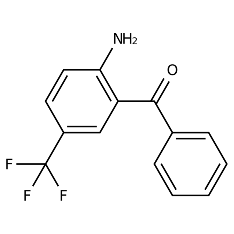Structure of 732-34-3 | (2-Amino-5-(trifluoromethyl)phenyl)(phenyl)methanone