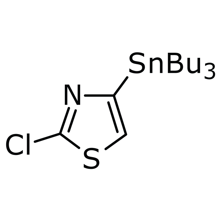 Structure of 1245816-11-8 | 2-Chloro-4-(tributylstannyl)thiazole