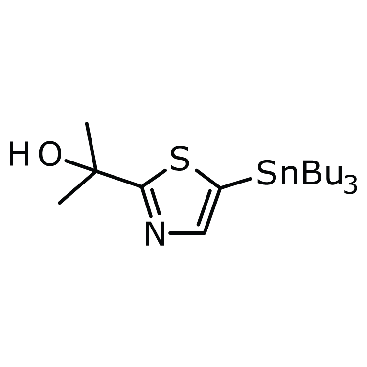 Structure of 1364746-25-7 | 2-(5-(Tributylstannyl)thiazol-2-yl)propan-2-ol