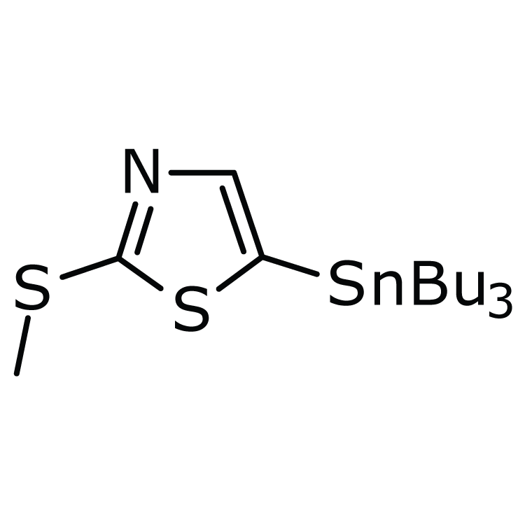 Structure of 157025-34-8 | 2-(Methylthio)-5-(tributylstannyl)thiazole