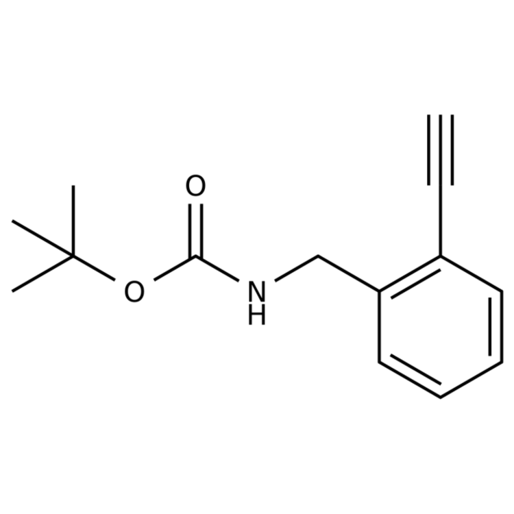 Structure of 1097731-47-9 | tert-Butyl 2-ethynylbenzylcarbamate