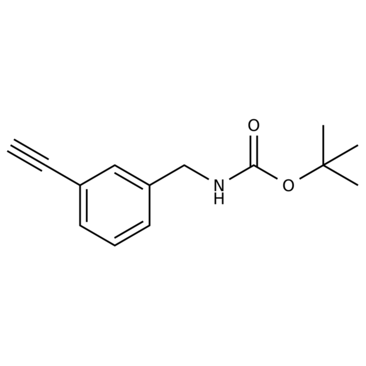 Structure of 871023-92-6 | tert-Butyl 3-ethynylbenzylcarbamate