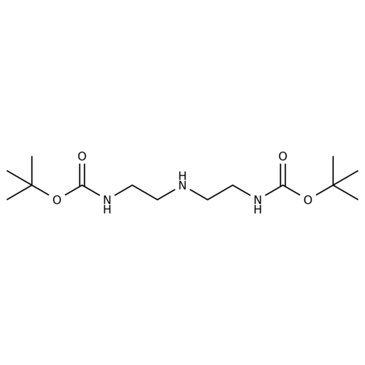 Structure of 117499-16-8 | Di-tert-butyl (azanediylbis(ethane-2,1-diyl))dicarbamate