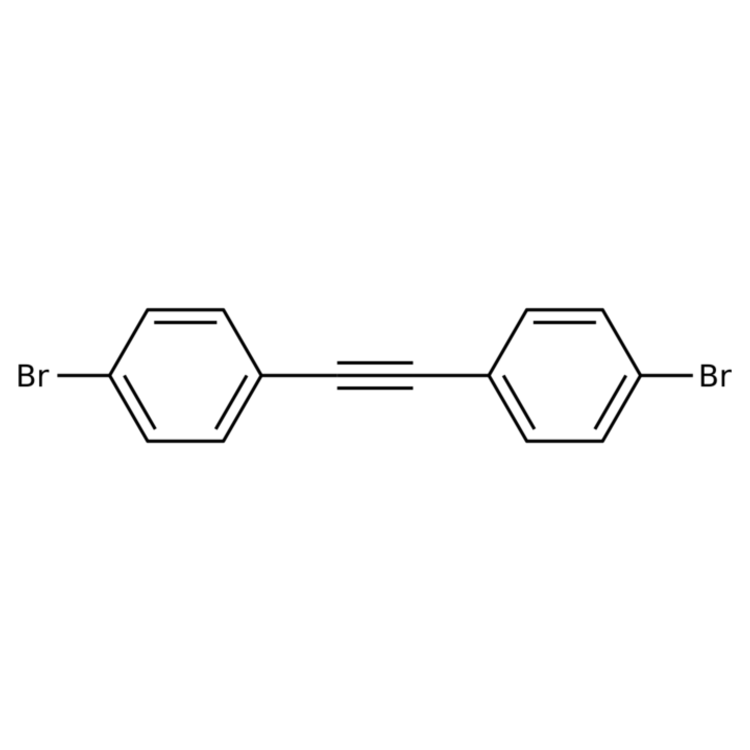 Structure of 2789-89-1 | 1,2-Bis(4-bromophenyl)ethyne