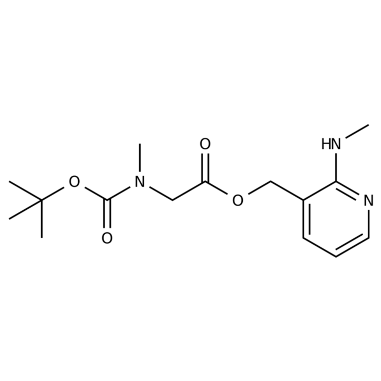 (2-(Methylamino)pyridin-3-yl)methyl 2-((tert-butoxycarbonyl)(methyl)amino)acetate