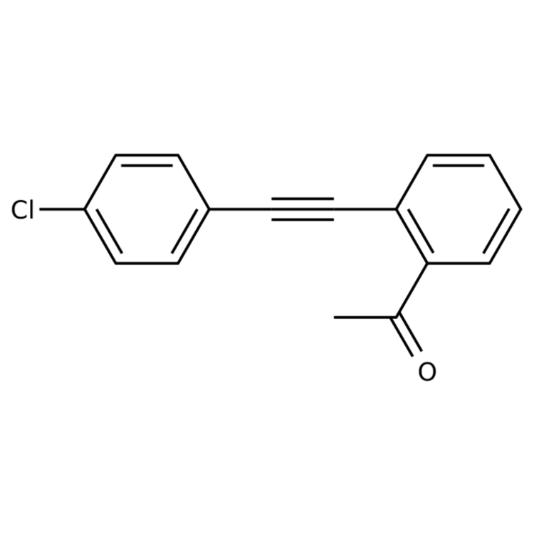1-(2-((4-Chlorophenyl)ethynyl)phenyl)ethanone - [C58580]