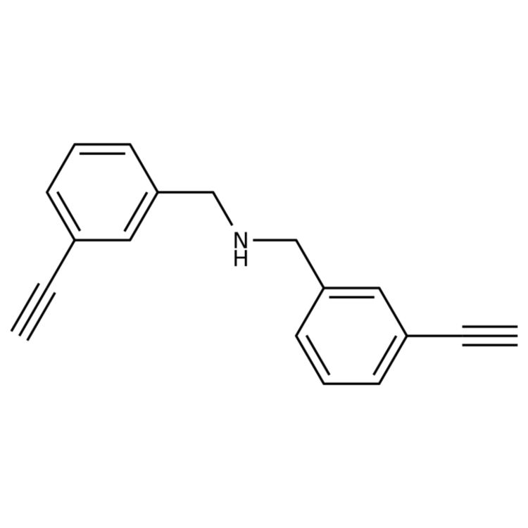 Structure of 1825394-89-5 | Bis(3-ethynylbenzyl)amine