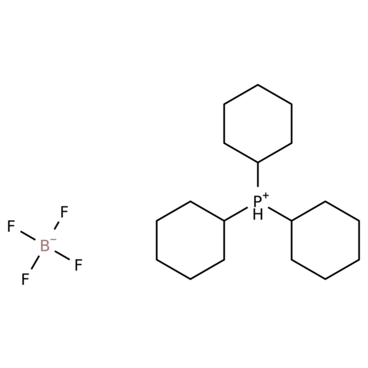 Structure of 58656-04-5 | Tricyclohexylphosphonium tetrafluoroborate