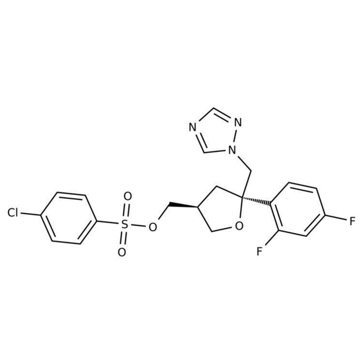 ((3S,5R)-5-((1H-1,2,4-Triazol-1-yl)methyl)-5-(2,4-difluorophenyl)tetrahydrofuran-3-yl)methyl 4-chlorobenzenesulfonate