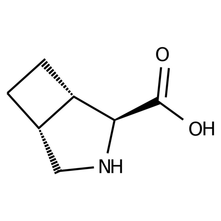 Structure of 77882-10-1 | (1S,2S,5R)-rel-3-azabicyclo[3.2.0]heptane-2-carboxylic acid