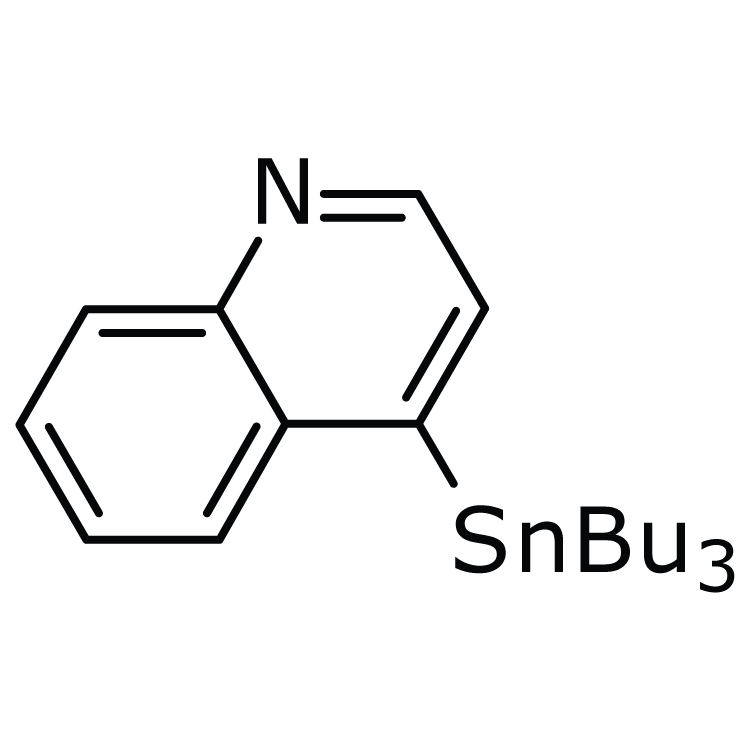 Structure of 1272412-64-2 | 4-(Tributylstannyl)quinoline