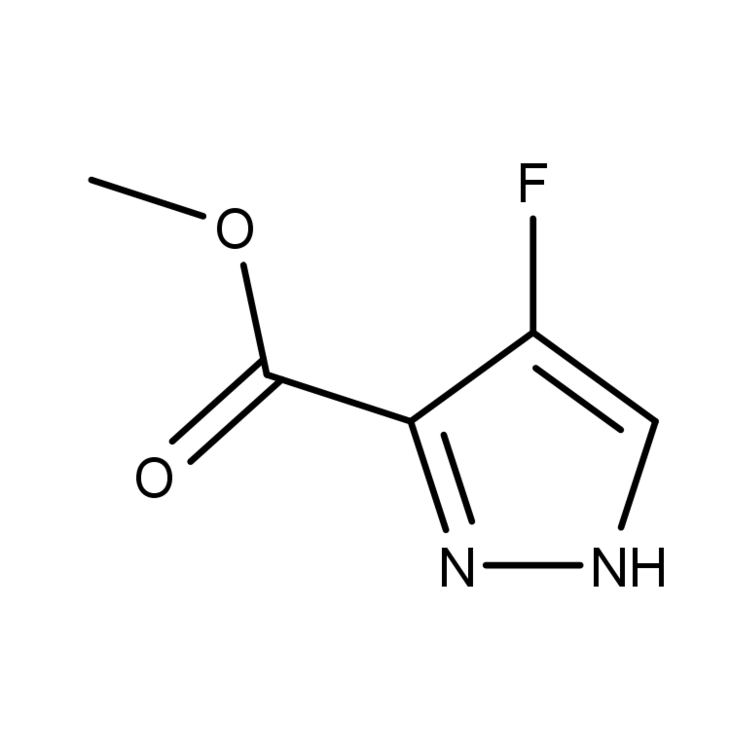 Structure of 85605-94-3 | methyl 4-fluoro-1H-pyrazole-3-carboxylate