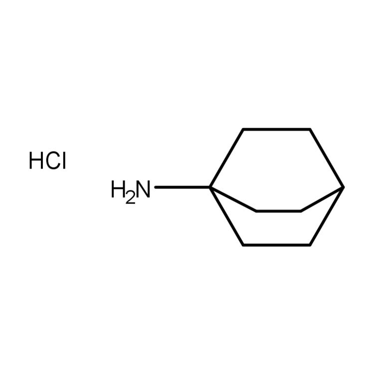 Structure of 1193-43-7 | bicyclo[2.2.2]octan-1-amine hydrochloride