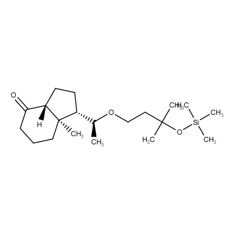 (1S,3aR,7aR)-7a-methyl-1-((S)-1-(3-methyl-3-((trimethylsilyl)oxy)butoxy)ethyl)octahydro-4H-inden-4-one