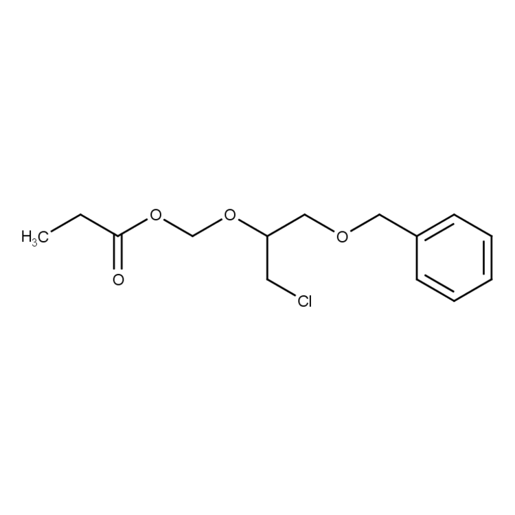 ((1-(Benzyloxy)-3-chloropropan-2-yl)oxy)methyl propionate