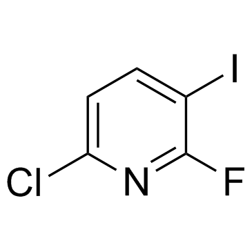 Structure of 1187732-65-5 | 6-Chloro-2-fluoro-3-iodopyridine