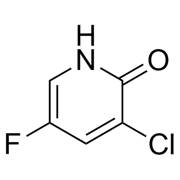 Structure of 1214345-43-3 | 3-Chloro-5-fluoropyridin-2(1H)-one
