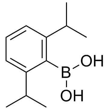 Structure of 363166-79-4 | (2,6-Diisopropylphenyl)boronic acid