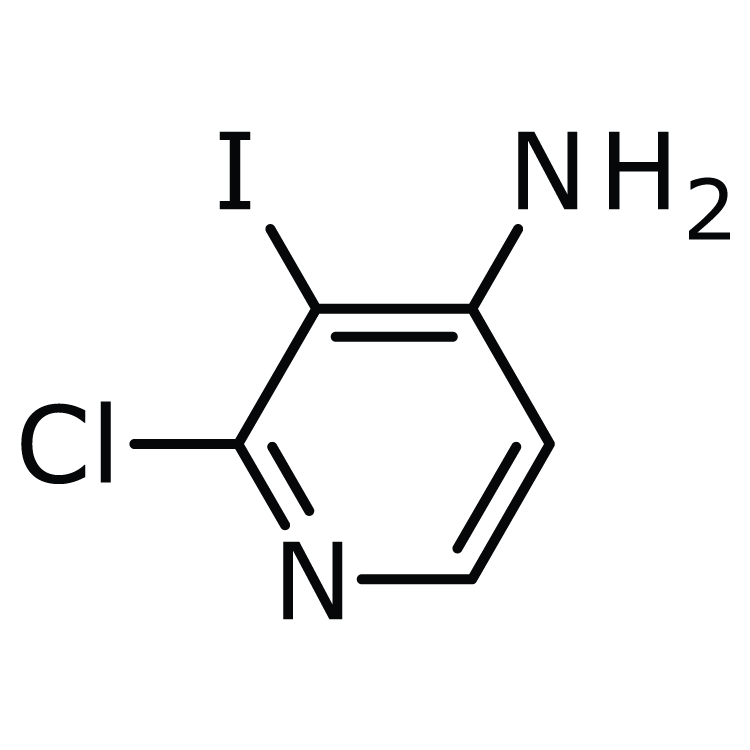 Structure of 909036-46-0 | 4-Amino-2-chloro-3-iodopyridine