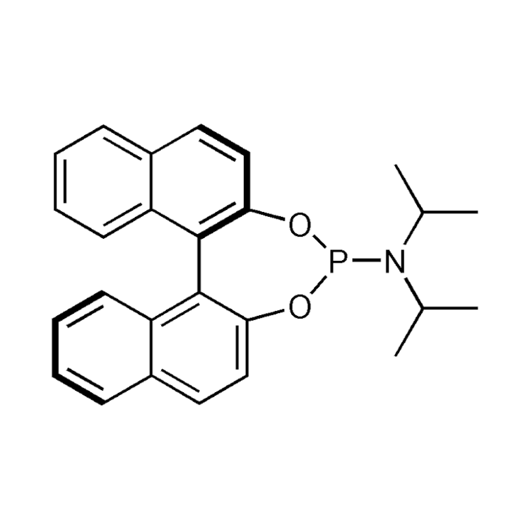 Structure of 239113-47-4 | (11bR)-N,N-Bis(1-methylethyl)dinaphtho[2,1-d:1',2'-f][1,3,2]dioxaphosphepin-4-amine