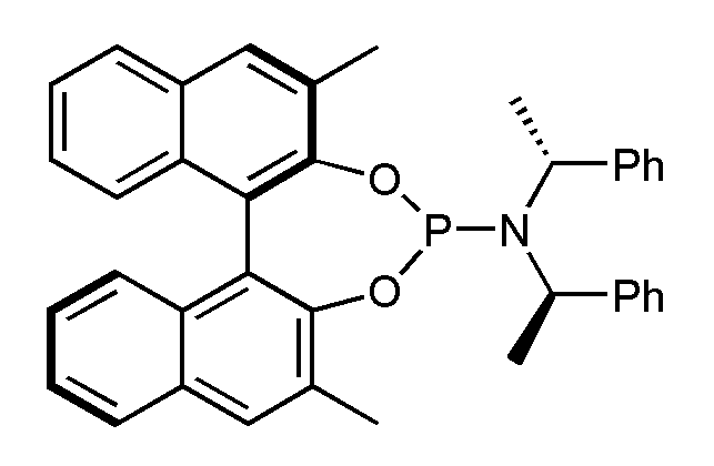 Structure of 340700-94-9 | (11bR)-2,6-Dimethyl-N,N-bis[(1R)-1-phenylethyl]dinaphtho[2,1-d:1',2'-f][1,3,2]dioxaphosphepin-4-amine