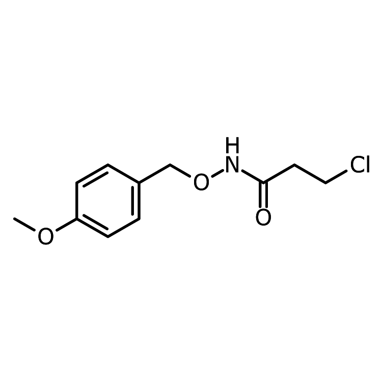 3-Chloro-N-[(4-methoxyphenyl)methoxy]propanamide