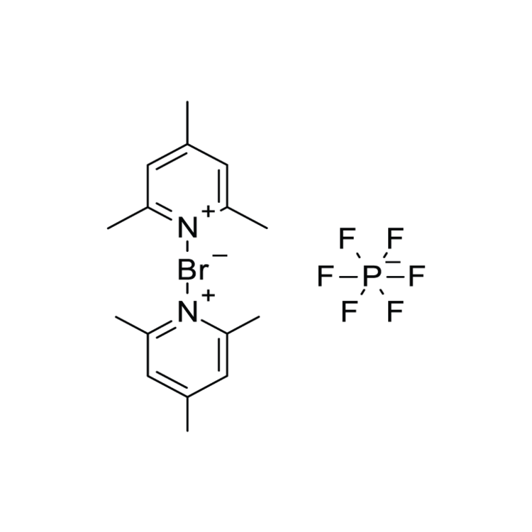 Structure of 188944-77-6 | Bis(2,4,6-trimethylpyridine)bromonium Hexafluorophosphate