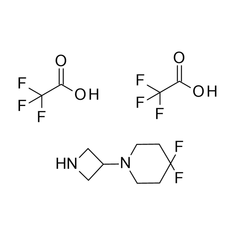 1-(Azetidin-3-yl)-4,4-difluoropiperidine ditrifluoroacetic acid salt