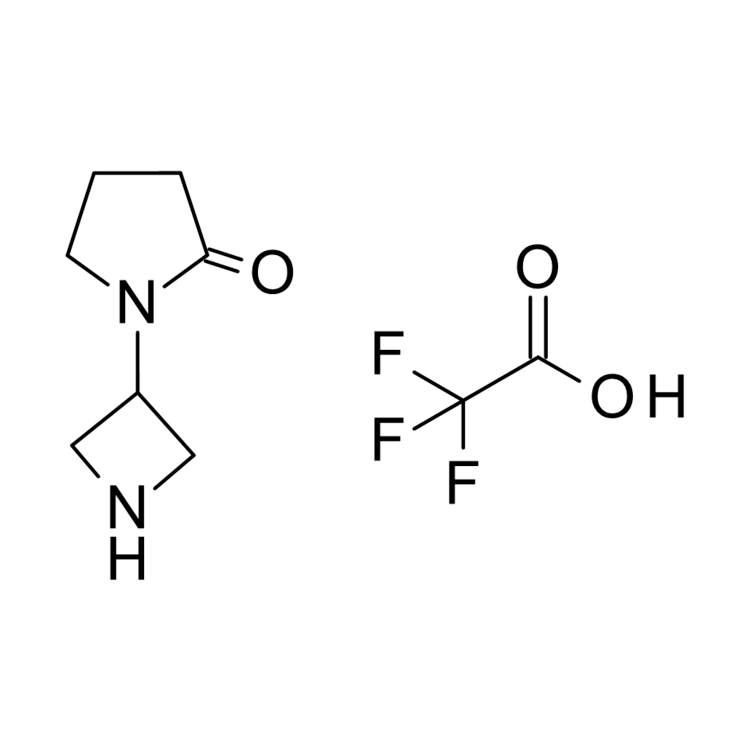 1-(Azetidin-3-yl)pyrrolidin-2-one trifluoro acetate