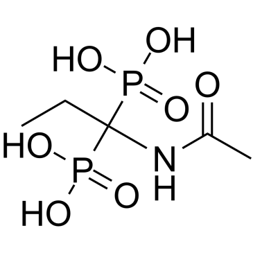 Structure of 75206-88-1 | (1-Acetamidopropane-1,1-diyl)bis(phosphonic acid)