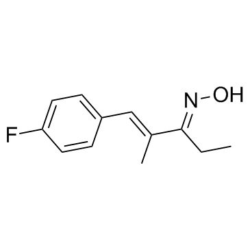 (1E,3E)-1-(4-fluorophenyl)-2-methylpent-1-en-3-one oxime