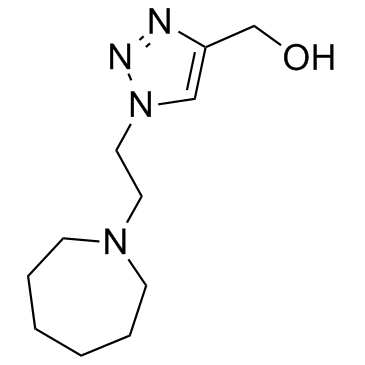 Structure of 1415562-62-7 | (1-(2-(Azepan-1-yl)ethyl)-1H-1,2,3-triazol-4-yl)methanol