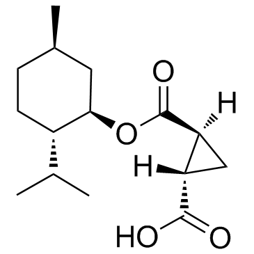 (1S,2S)-2-(((1R,2S,5R)-2-isopropyl-5-methylcyclohexyloxy)carbonyl)cyclopropanecarboxylic acid
