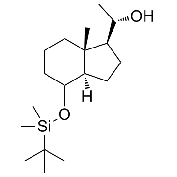 Structure of 147725-62-0 | (1S)-1-((1S,3aR,7aR)-4-(tert-butyldimethylsilyloxy)-7a-methyloctahydro-1H-inden-1-yl)ethanol