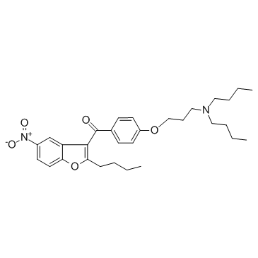 (2-Butyl-5-nitrobenzofuran-3-yl)(4-(3-(dibutylamino)propoxy)phenyl)methanone
