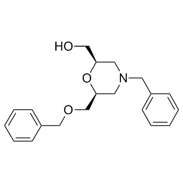 Structure of 1093085-89-2 | ((2R,6S)-4-benzyl-6-(benzyloxymethyl)morpholin-2-yl)methanol