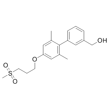 (2',6'-Dimethyl-4'-(3-(methylsulfonyl)propoxy)biphenyl-3-yl)methanol