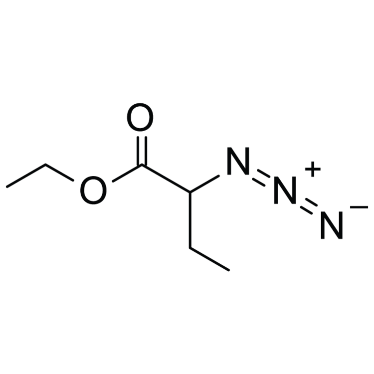 Structure of 2571-38-2 | Ethyl 2-azidobutanoate