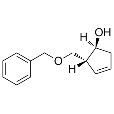 Structure of 110567-21-0 | (1S,2R)-2-(Benzyloxymethyl)-1-hydroxy-3-cyclopentene