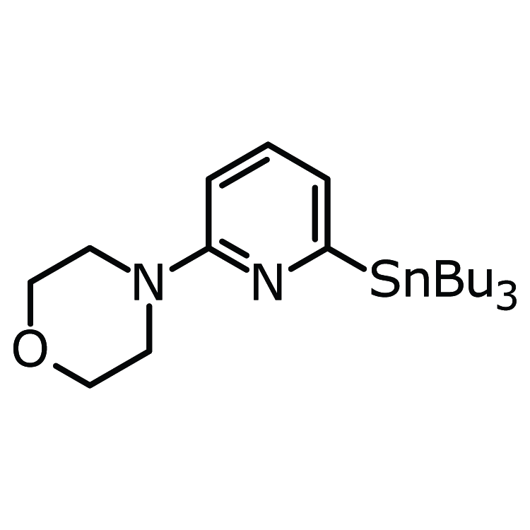 Structure of 869901-24-6 | 4-[6-(Tributylstannyl)pyridin-2-yl]morpholine