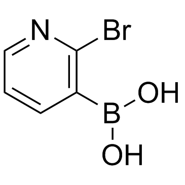 Structure of 452972-08-6 | (2-Bromopyridin-3-yl)boronic acid