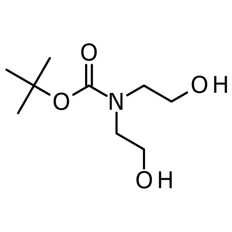 Structure of 103898-11-9 | tert-Butyl N,N-bis(2-hydroxyethyl)carbamate