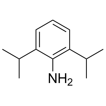 Structure of 24544-04-5 | 2,6-Diisopropylaniline