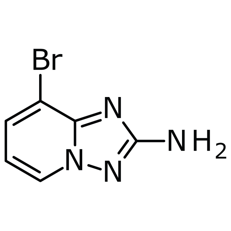 Structure of 1124382-72-4 | 8-Bromo-[1,2,4]triazolo[1,5-a]pyridin-2-amine
